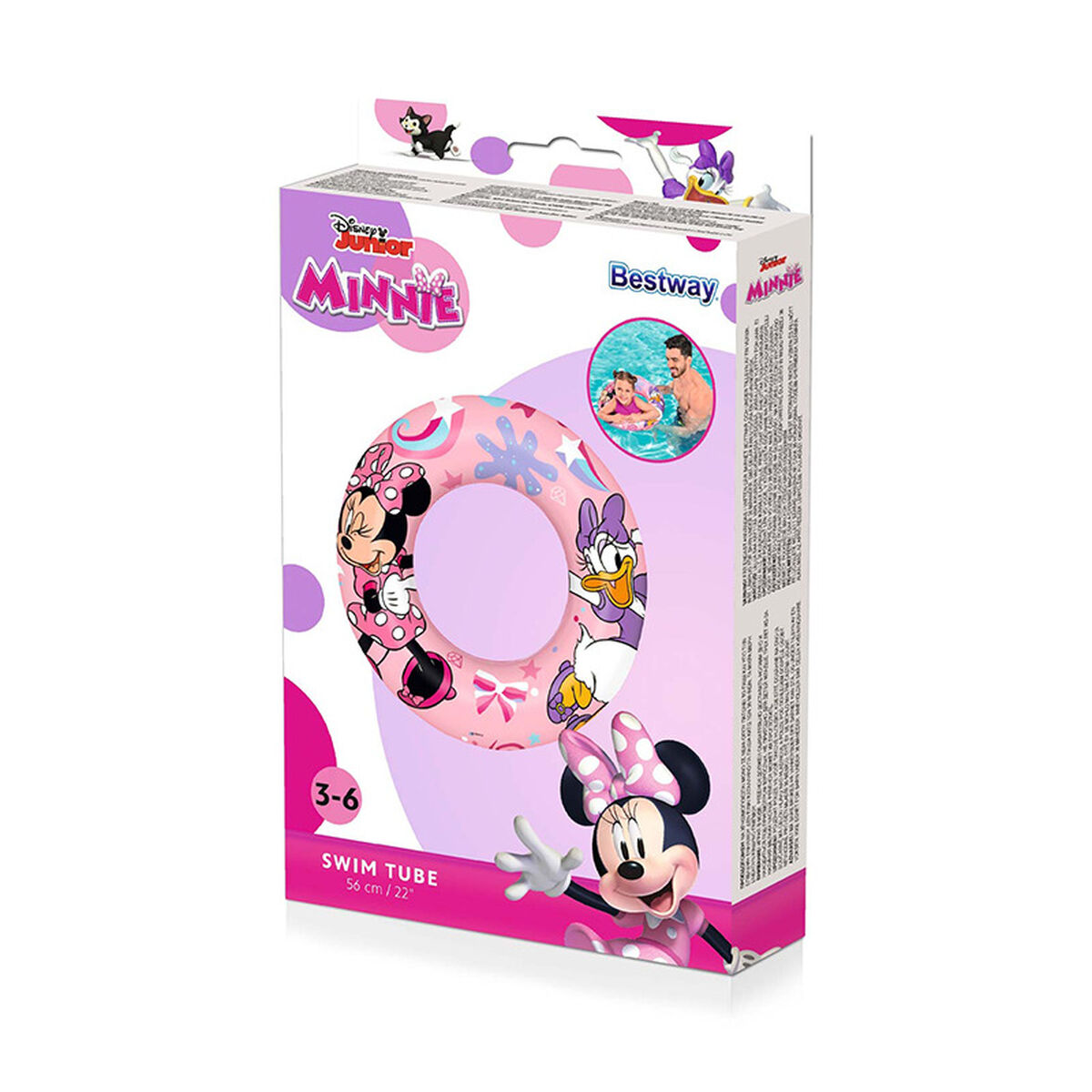 Bestway Uppblåsbar Flotte Disney Minnie D56 cm +3 till 6 År Strand och Pool 91040 - 2