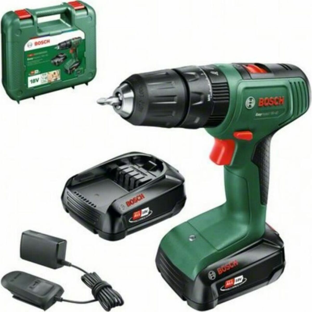 Elektrisk skruvmejsel BOSCH EasyImpact 18V-40 + AL18V-20 18V
