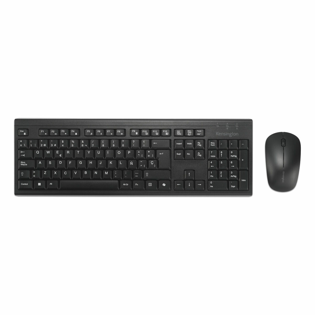 Tangentbord och Mus Kensington K75560ES Svart spanska QWERTY - 3