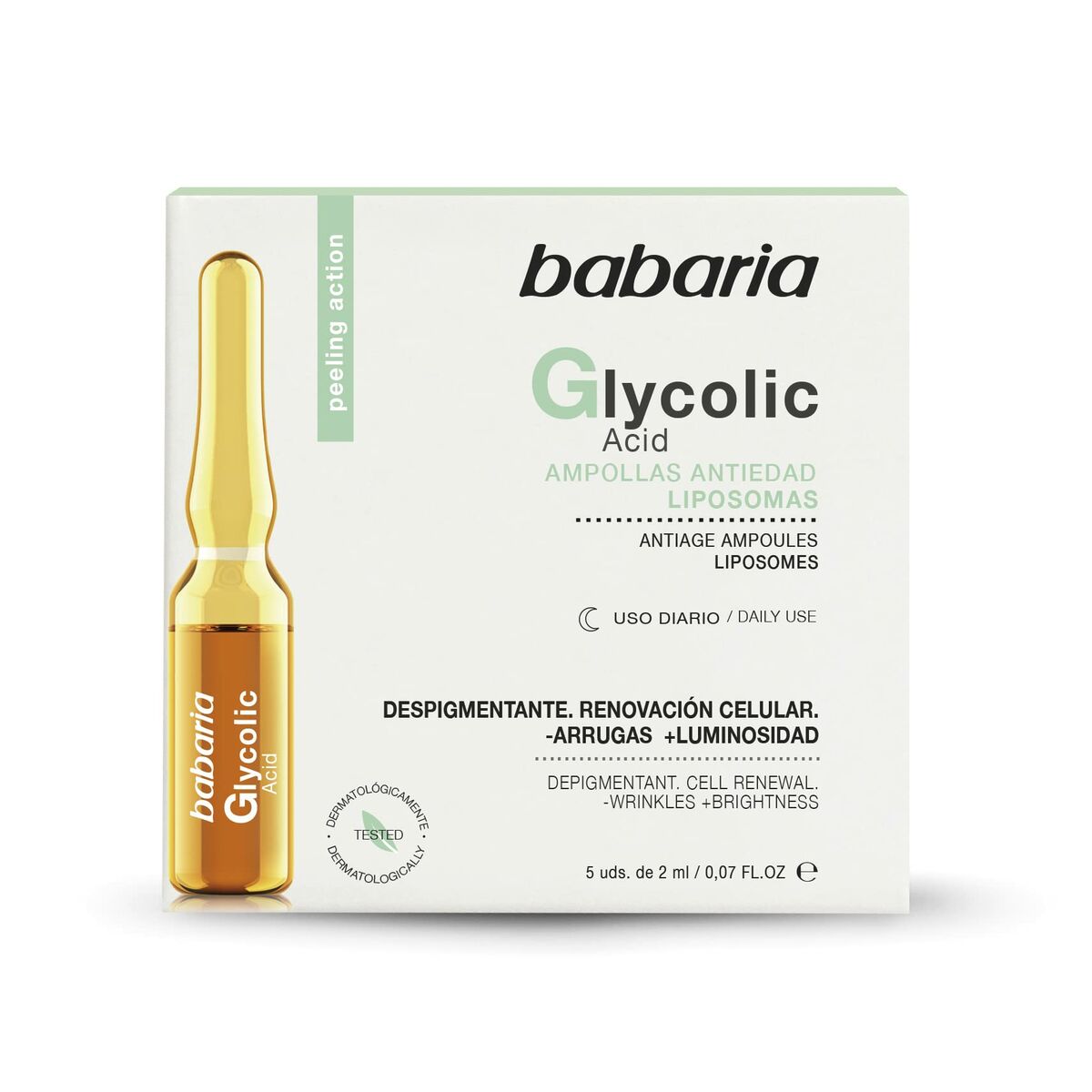 Ampuller Babaria Glycolic Acid 2 ml Glykolsyra