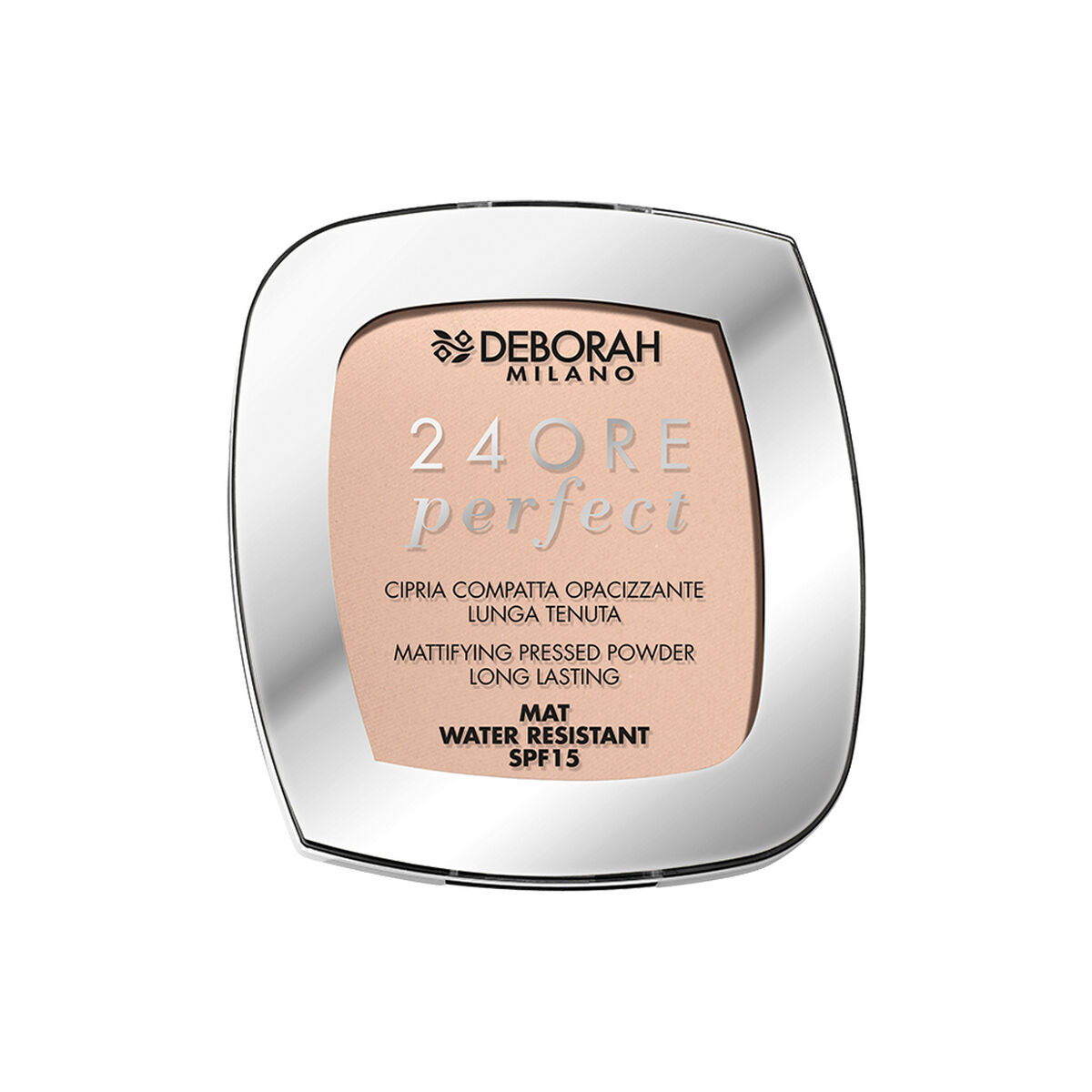 Kompaktpulver Deborah 24ore Perfect Nº 02 Light Rose Spf 15 9 g