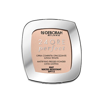 Kompaktpulver Deborah 24ore Perfect Nº 02 Light Rose Spf 15 9 g