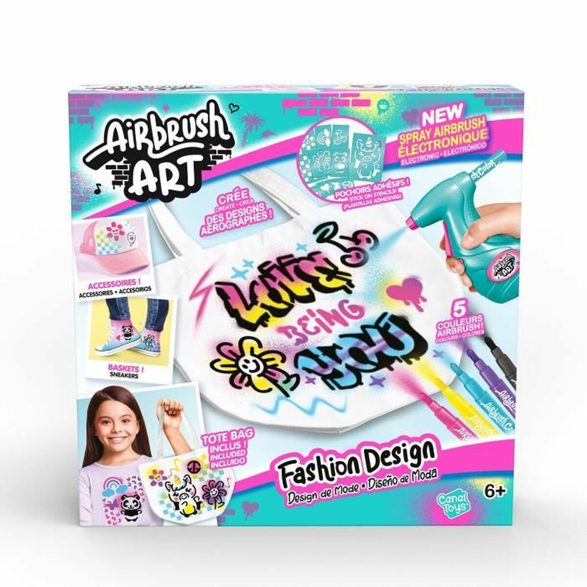 Skrivset Canal Toys Airbrush Art - 3