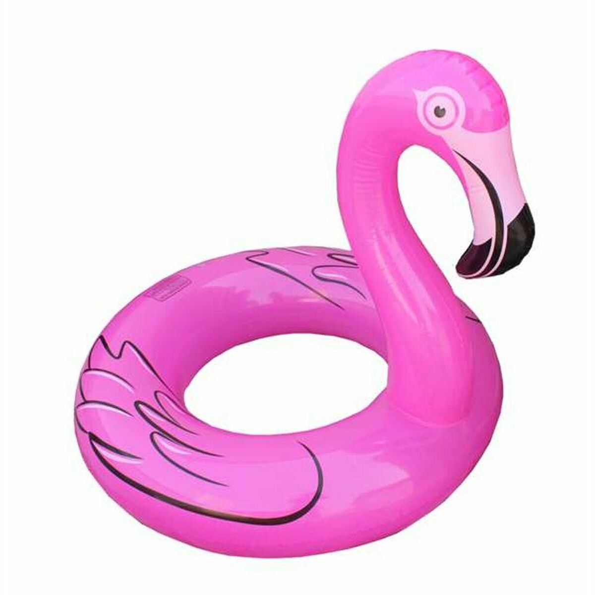 Uppblåsbar flytring Rosa flamingo 95 cm
