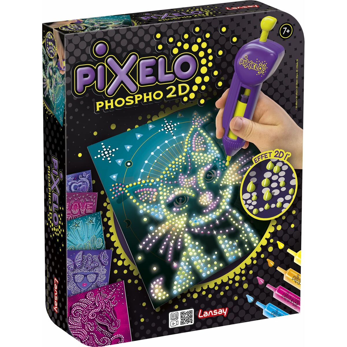 Skrivset Lansay Pixelo Phospho 2D - 2