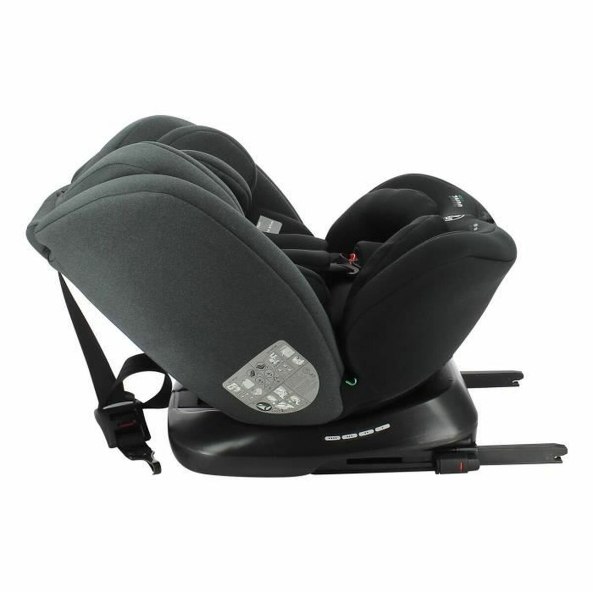 Bilstol Nania Dune Svart Grå ECE R129/04 ISOFIX - 3
