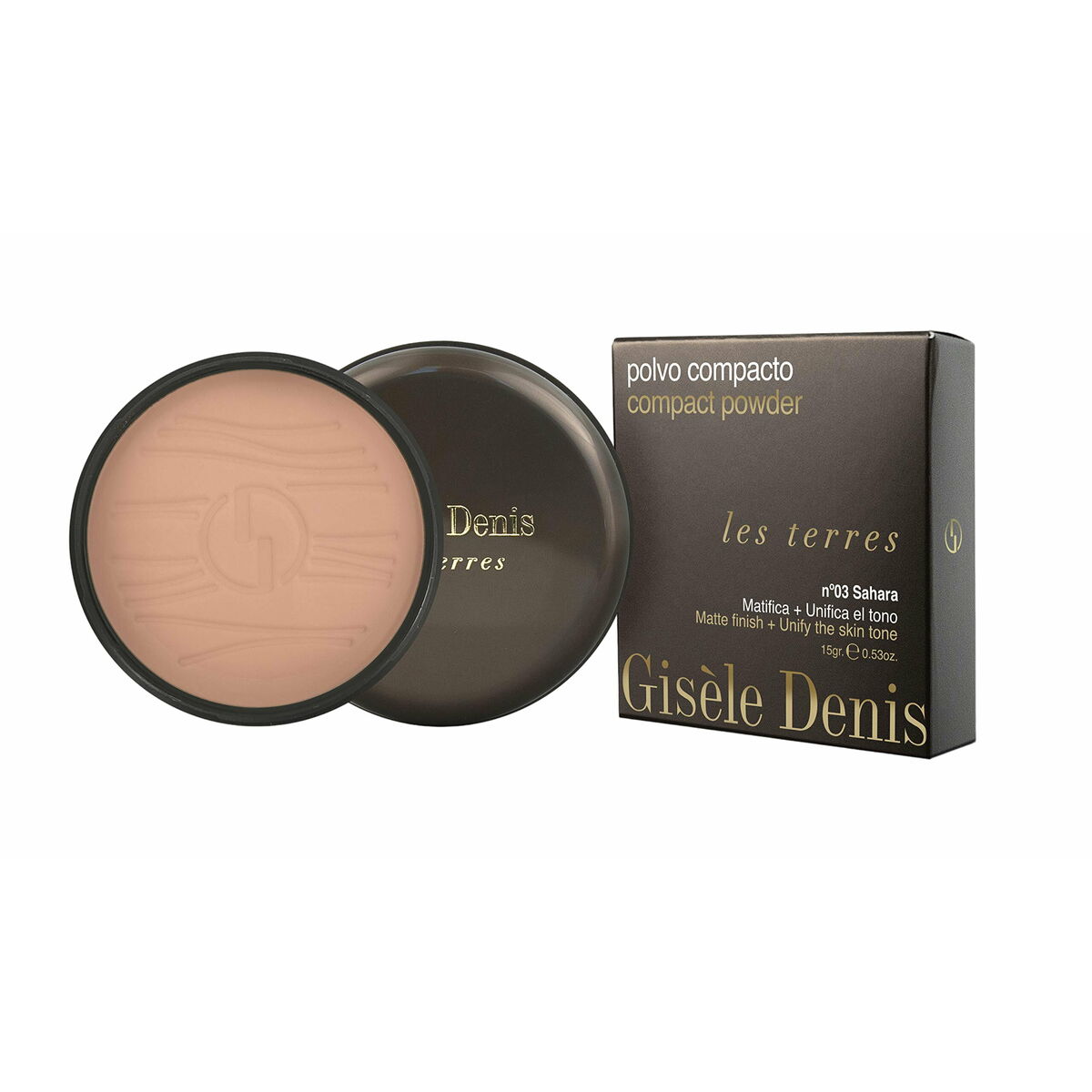Kompaktpulver Gise?le Denis Les Terres Nº 03 Sahara 15 g