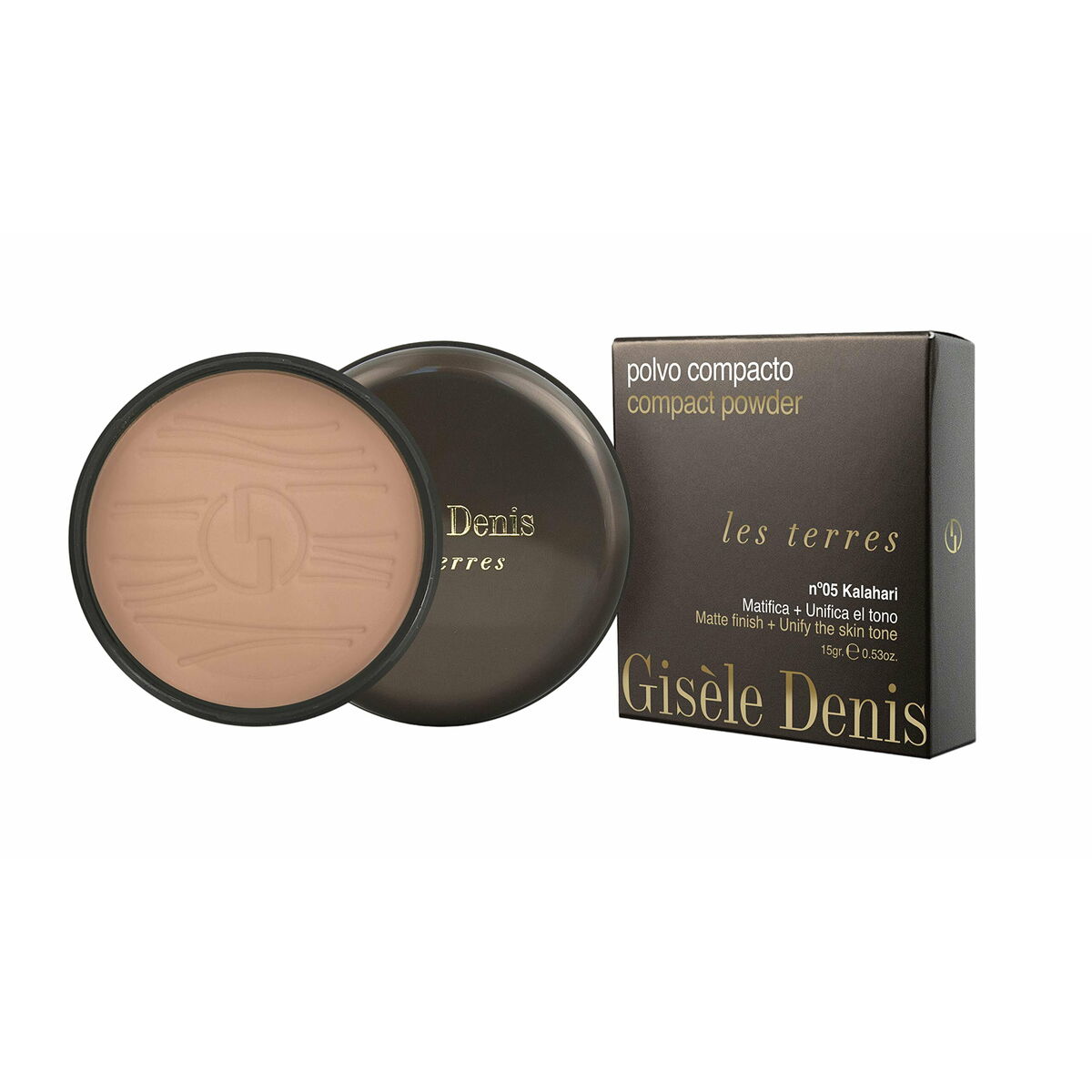 Kompaktpulver Gise?le Denis Les Terres Nº 05 Kalahari 15 g