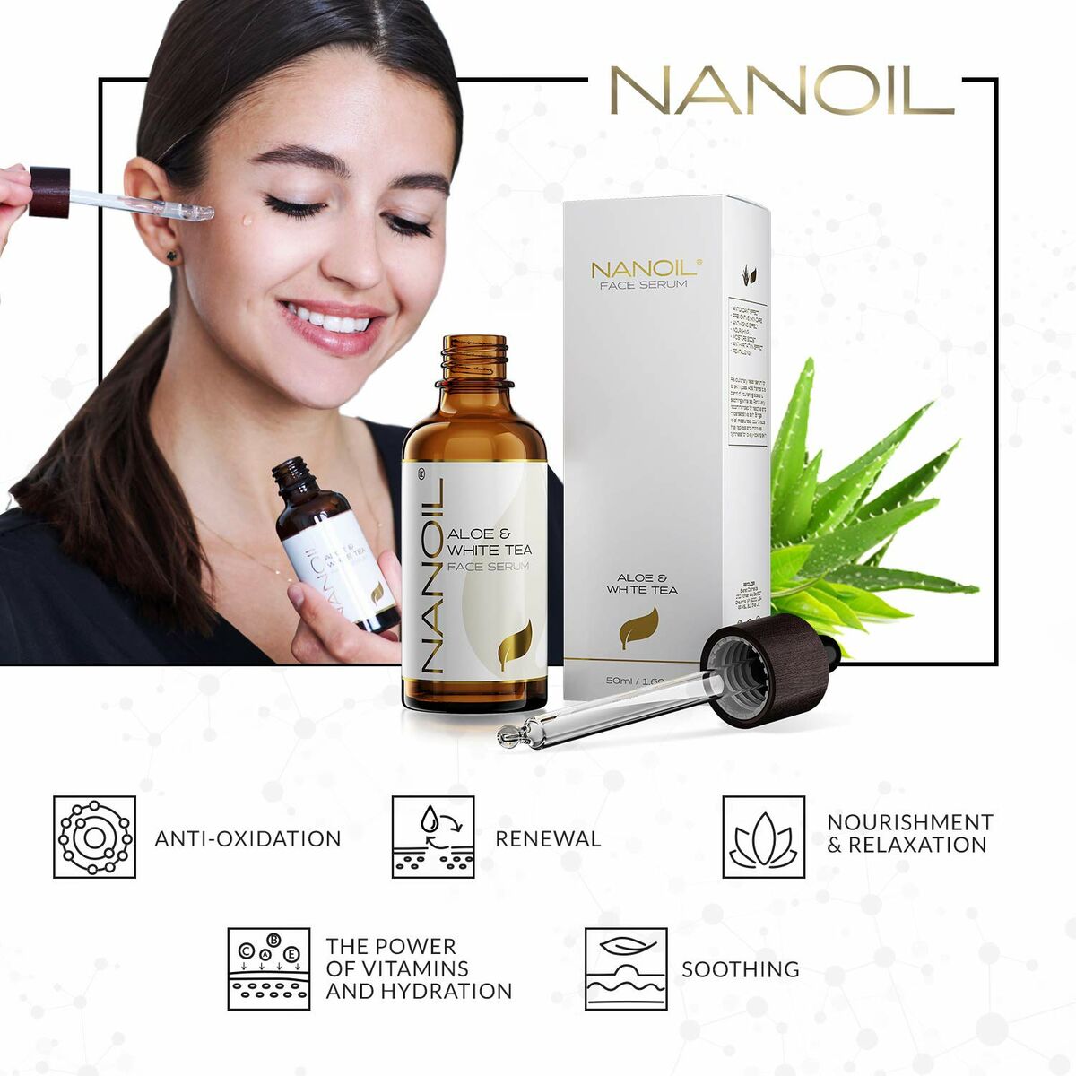 Antioxiderande serum Nanoil Face Serum 50 ml - 3