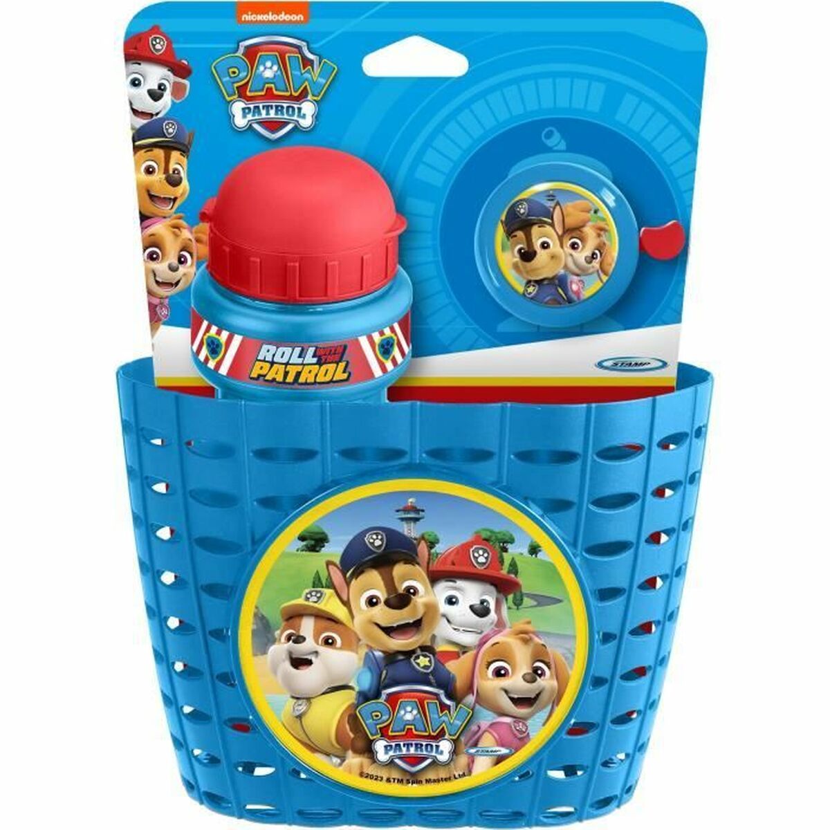 Tillbehörssats The Paw Patrol Barncykel Blå Röd 3 Delar - 2