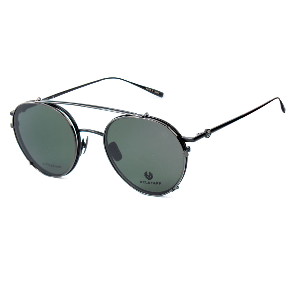 Glasögonbågar Belstaff JAGGED-S052 Svart Ø 53 mm