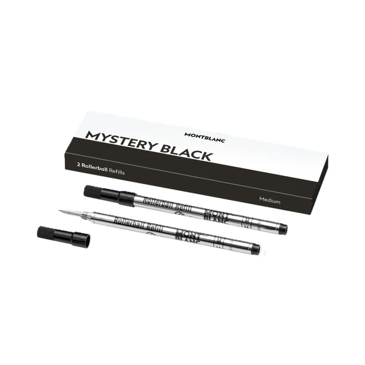 Refill för kulspetspenna Montblanc MISTERY BLACK Svart 2 antal