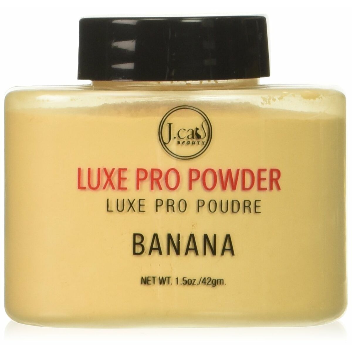Fixerande puder J.Cat LUXE PRO POWDER BANANA 42 g