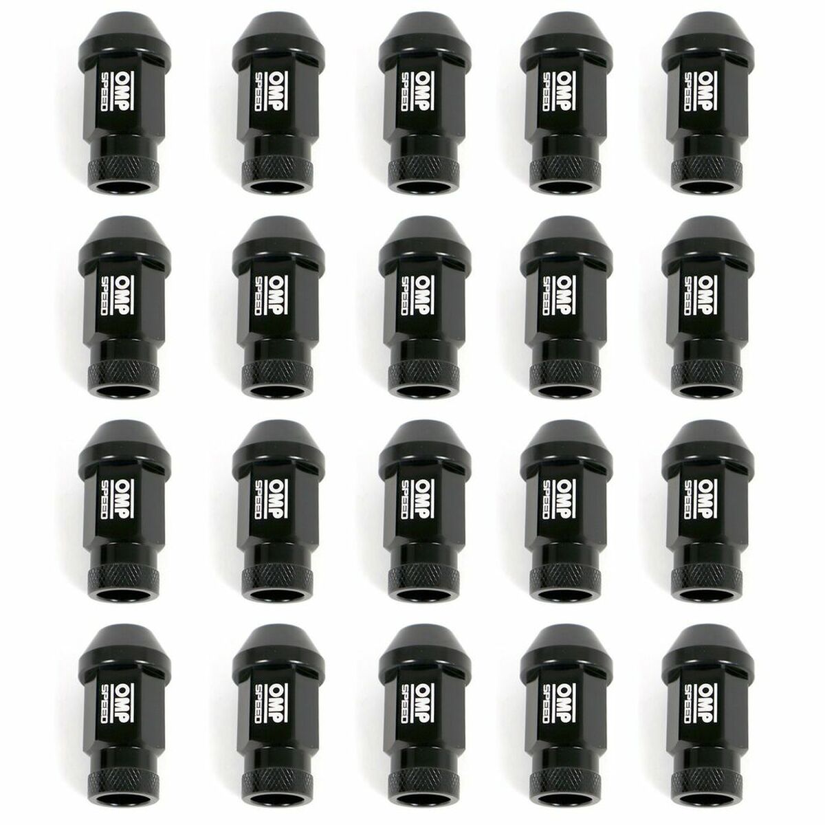 Set Skruv OMP 7075 Svart 20 uds M14 x 1,25 - 2