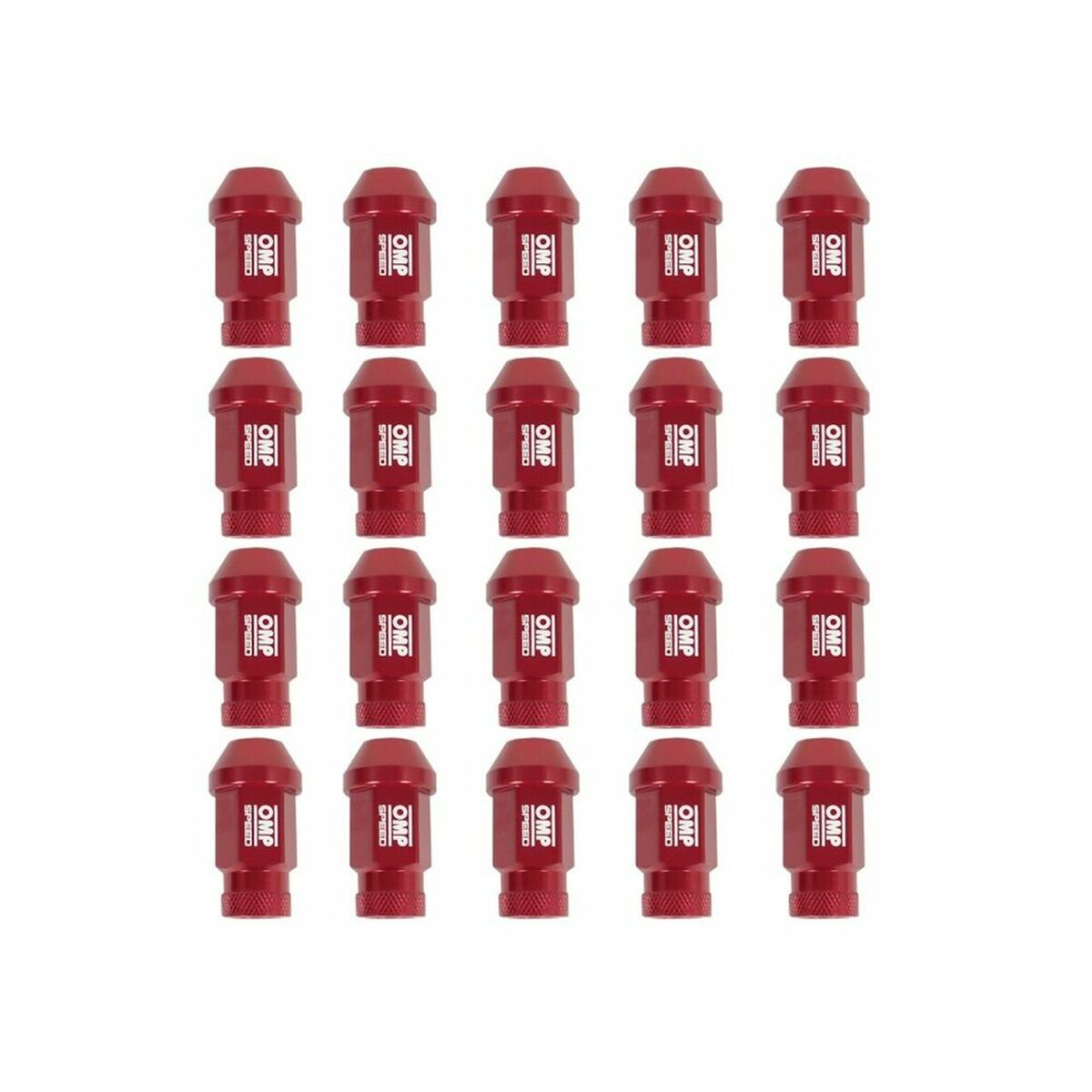 Set Skruv OMP 7075 Röd 20 uds M14 x 1,25 - 2
