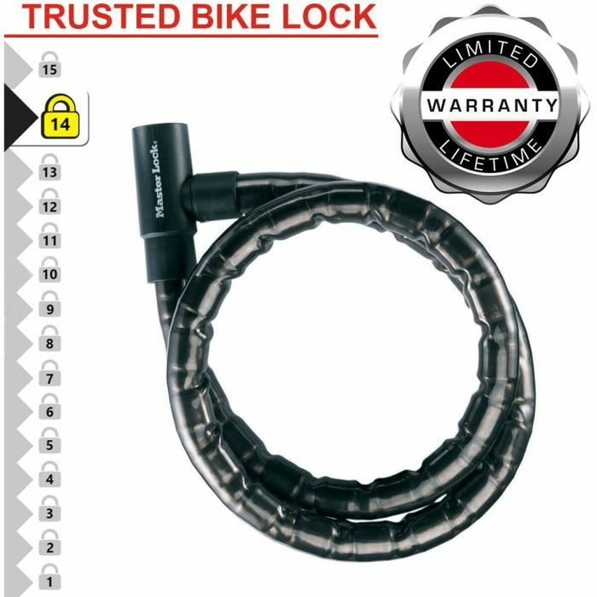 Kedja med hänglås Master Lock - 2