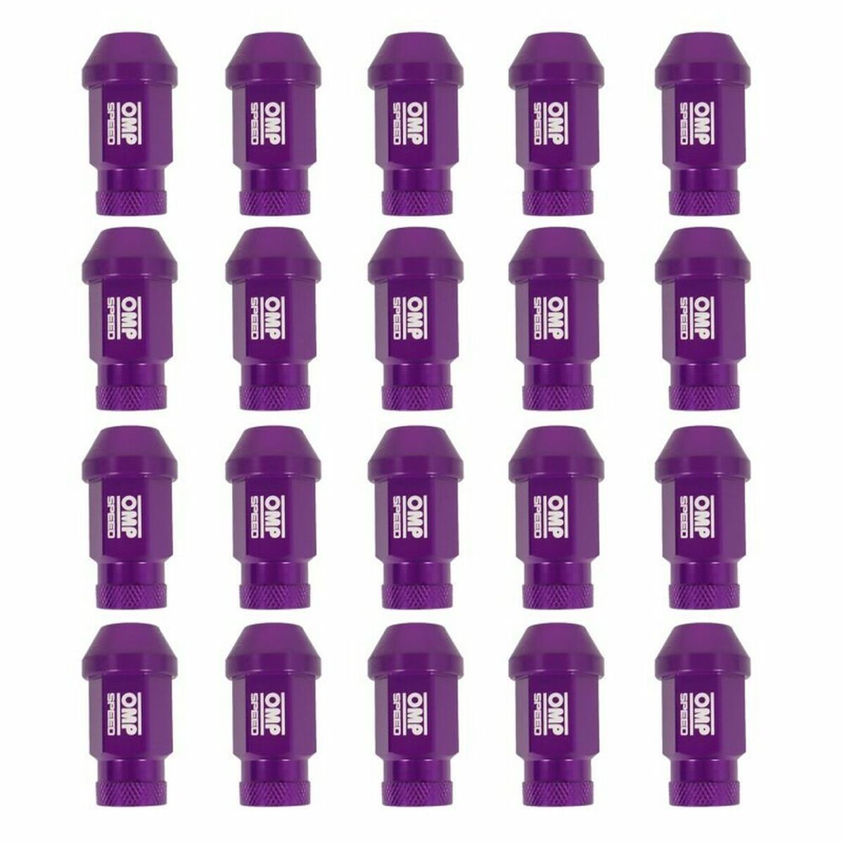 Set Skruv OMP 7075 Violett 20 uds M14 x 1,25 - 2