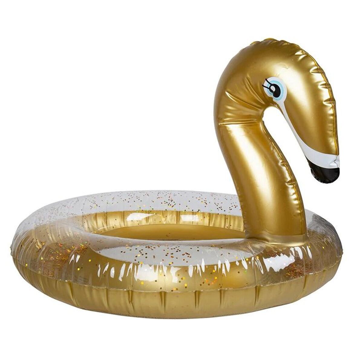 Uppblåsbar flytring Swim Essentials Glitter  Gyllene 70 cm