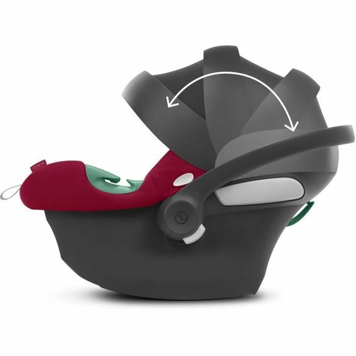 Bilstol Cybex Aton B2 i-Size Röd ECE R129/04 ISOFIX - 2