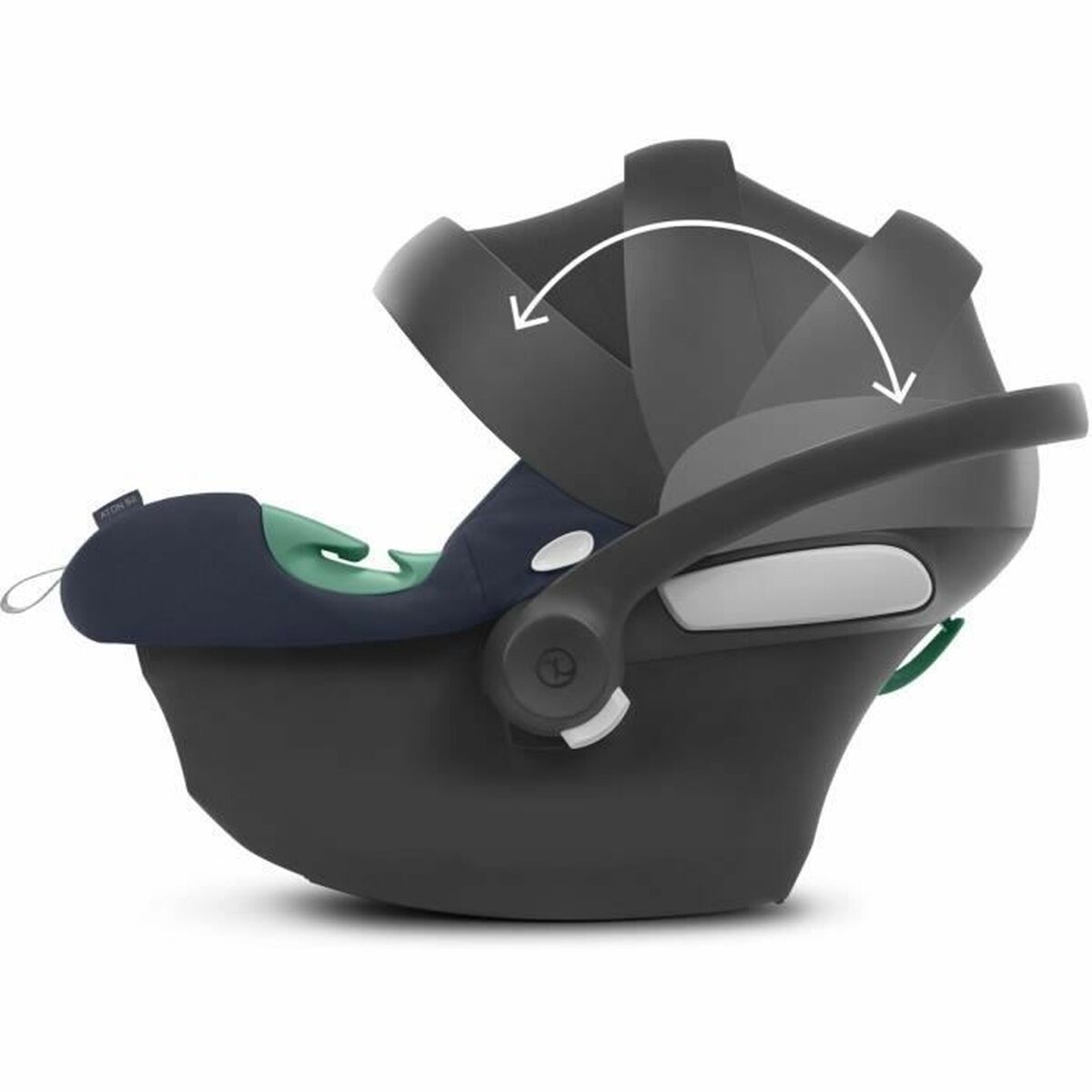 Bilstol Cybex Aton B2 i-Size Blå ECE R129/04 ISOFIX - 2
