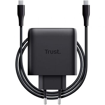 Väggladdare Trust 25523 Svart 65 W