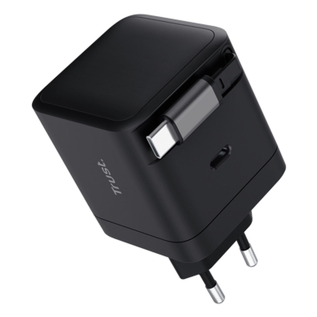 Väggladdare Trust 25805 Svart 65 W - 2