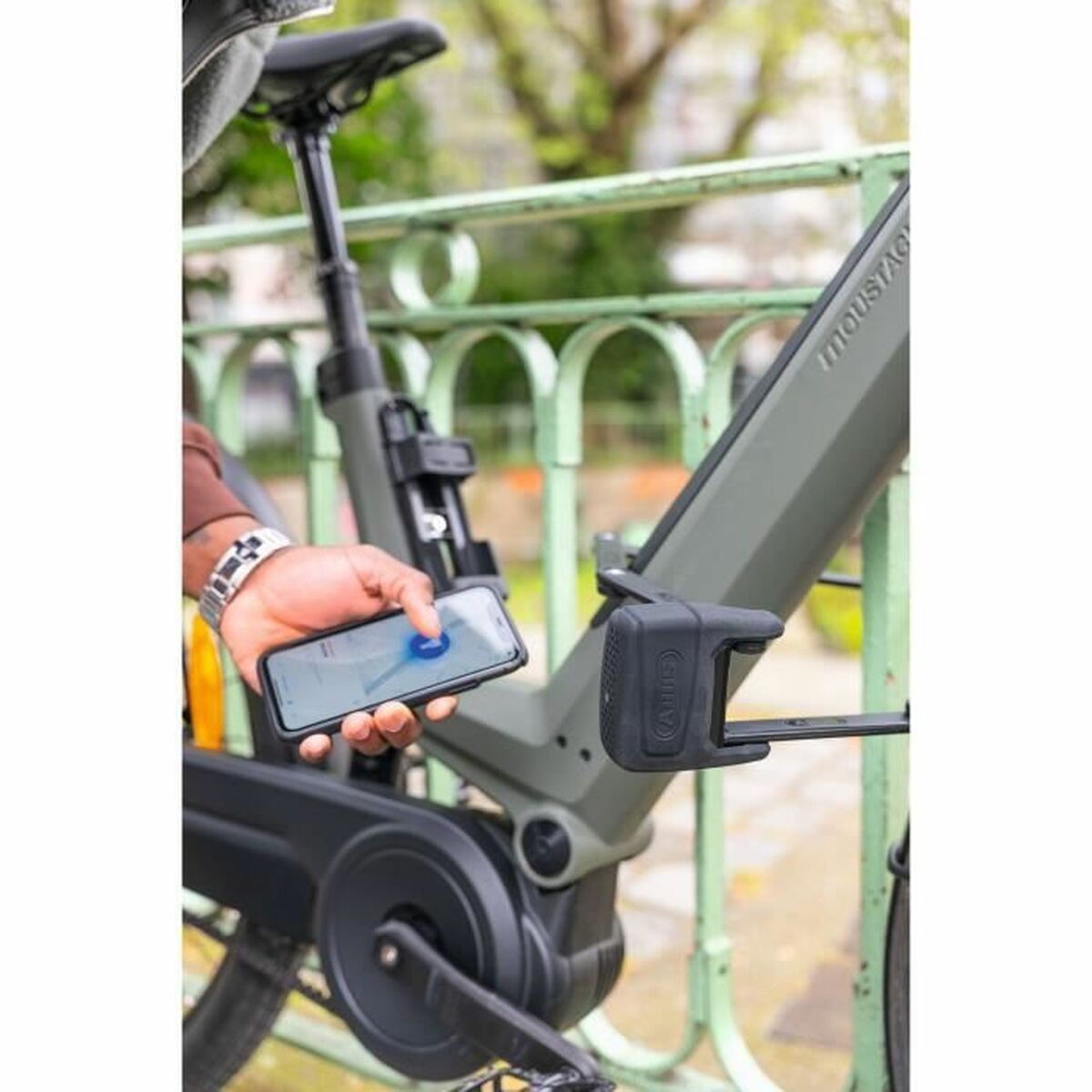 Stöldskyddande hänglås med larm ABUS - 2