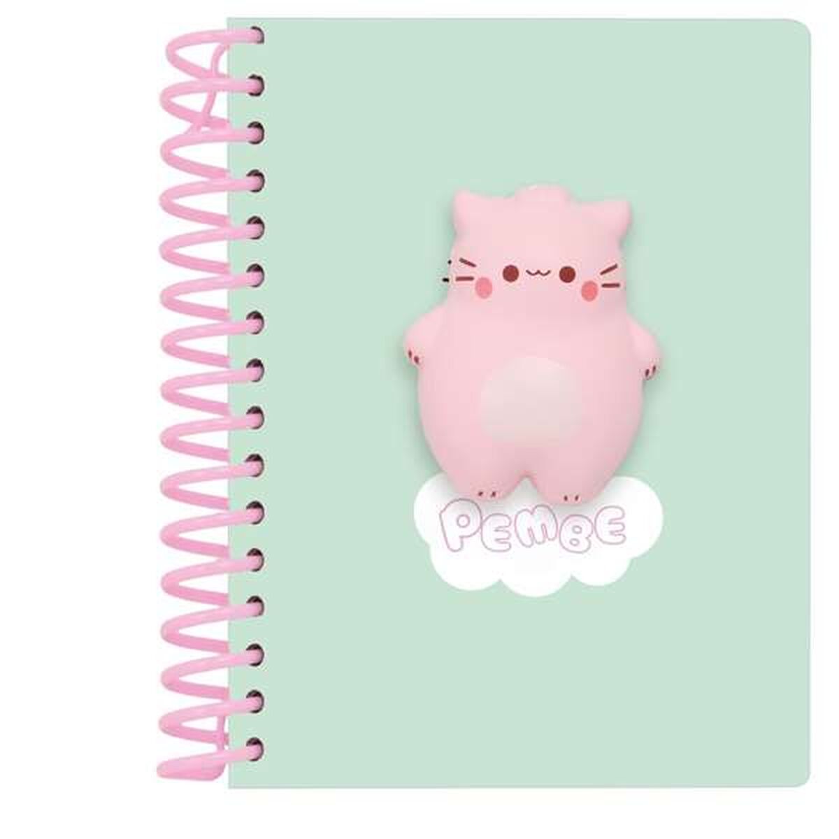 Anteckningsbok Safta The pink cat Multicolour