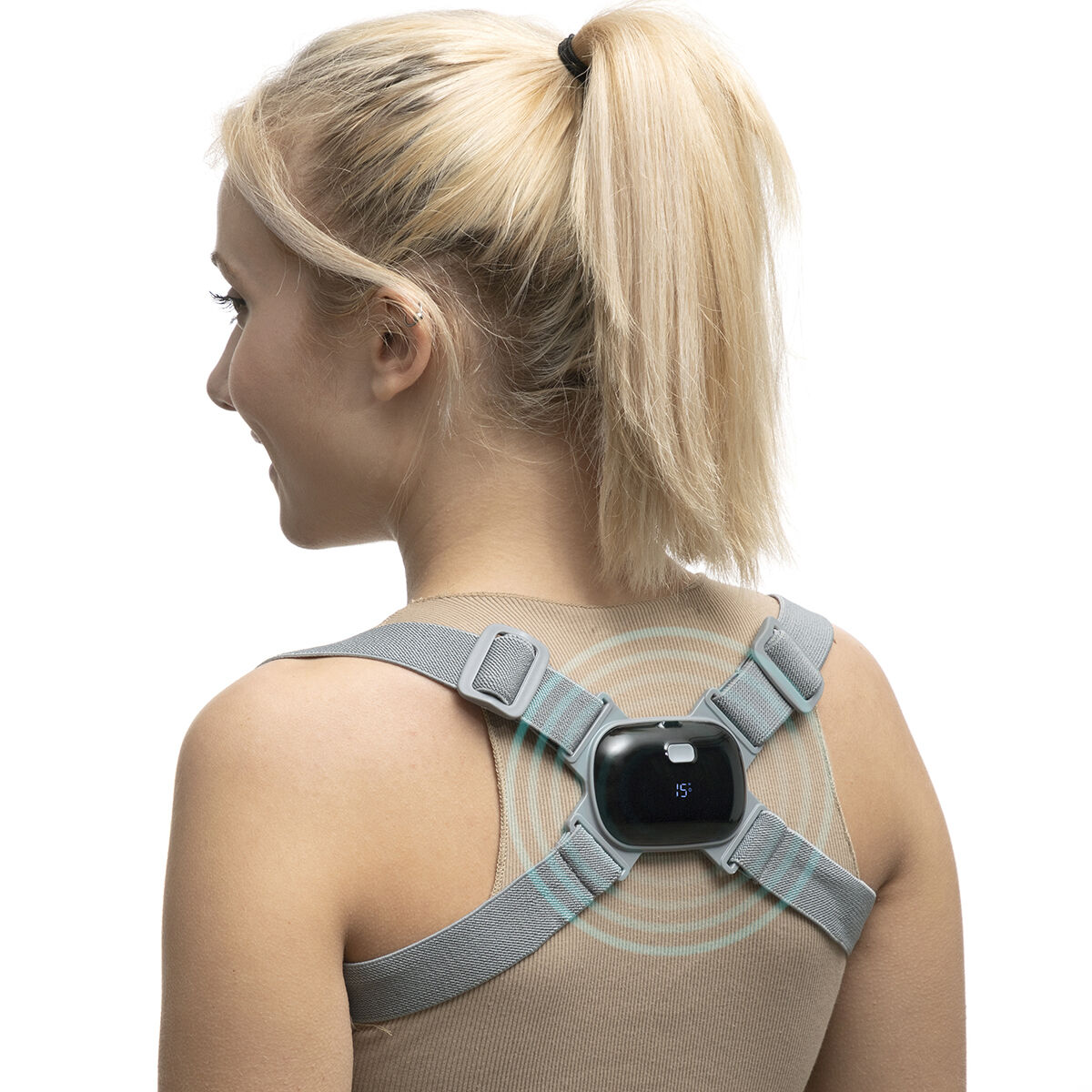Smart och uppladdningsbar hållningsväst med vibrationer Viback InnovaGoods - 2