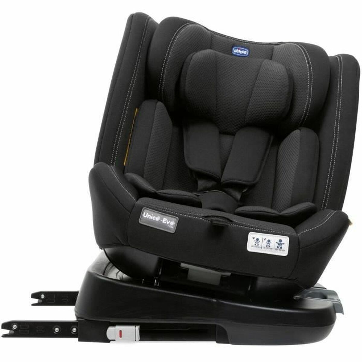 Bilstol Chicco EVO I-SIZE Svart ECE R129/04 - 3