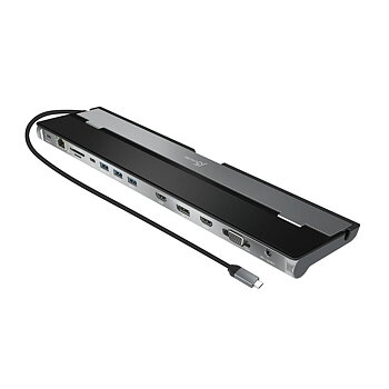 USB-HUB j5create JCD543-N Svart Svart, Silvrig 5 W