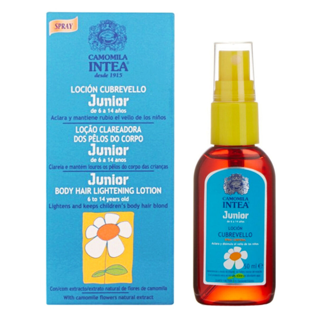 Blekkräm för hår och kropp Camomila Intea Camomila Infantil 50 ml