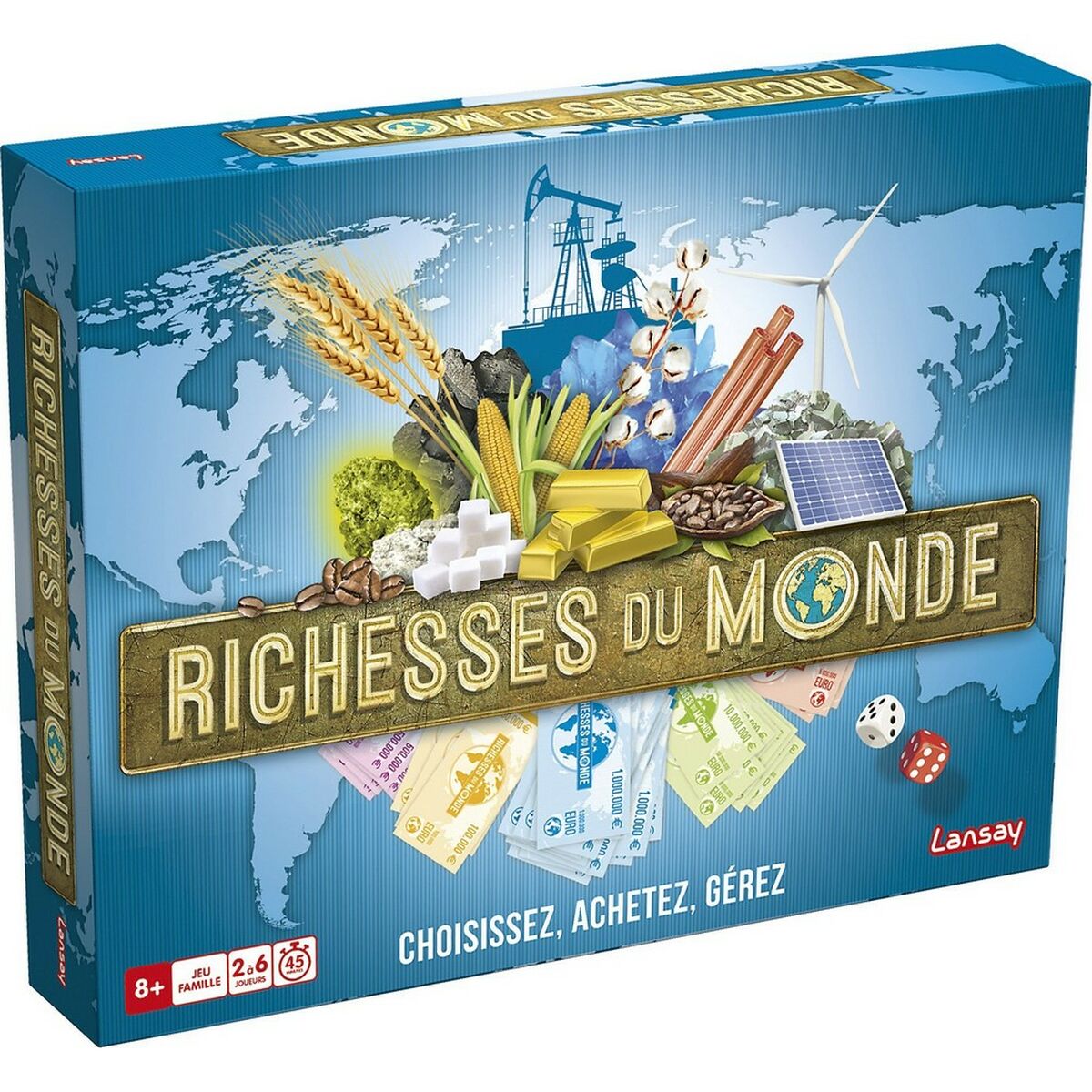 Sällskapsspel Lansay Riches Of The World FR