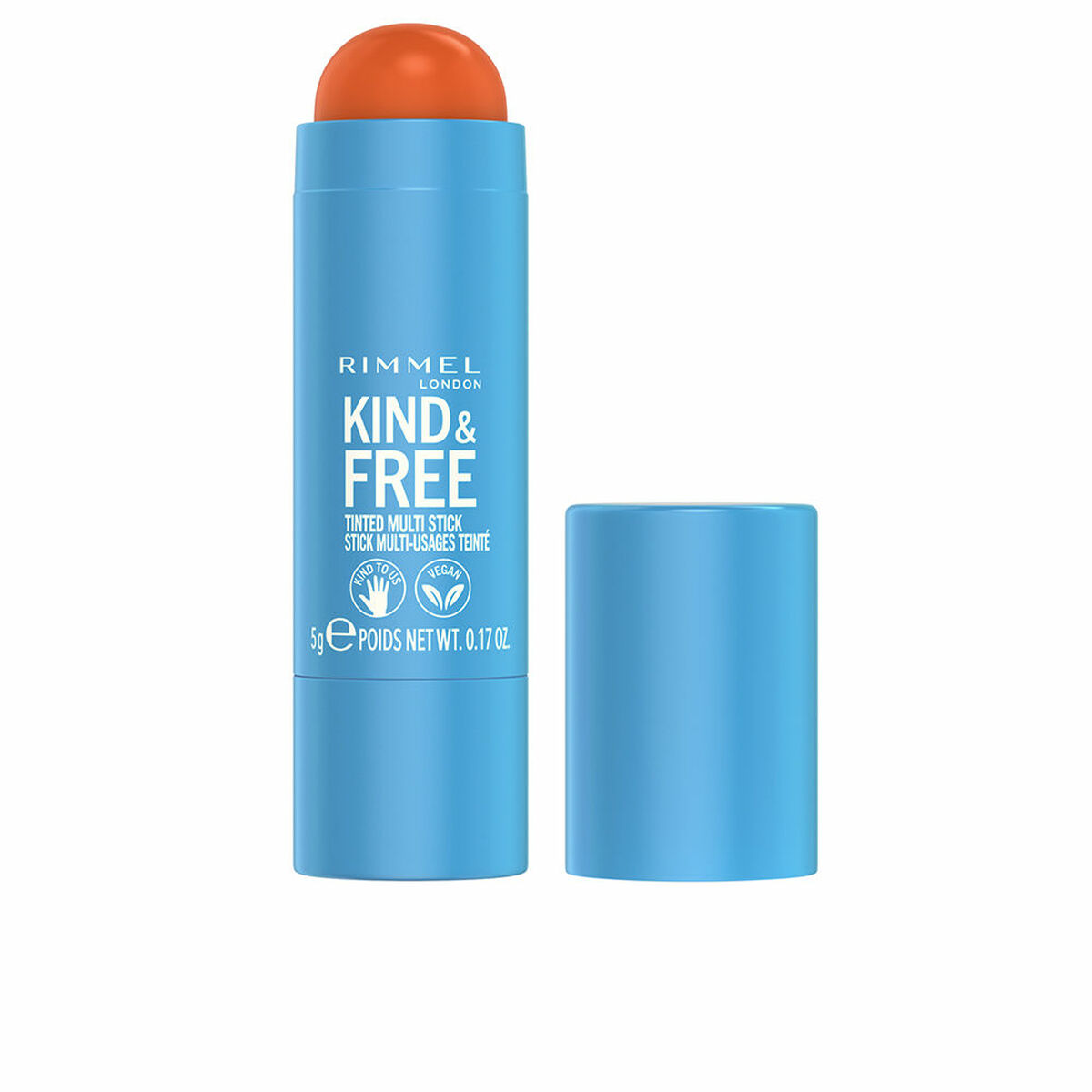 Läppstift Rimmel London Kind & Free Orange Nº 004 Tangerine dream D24c4b Nº 004-Tangerine Dream 5 g