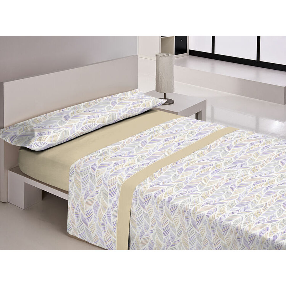 Bäddset Libela PIRINE SAONA Beige Säng 135