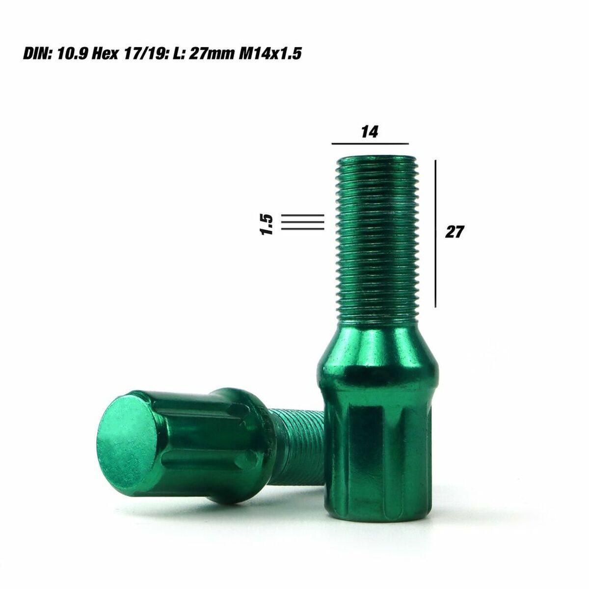Set Skruv OMP 27 mm 20 uds M14 x 1,50 - 2