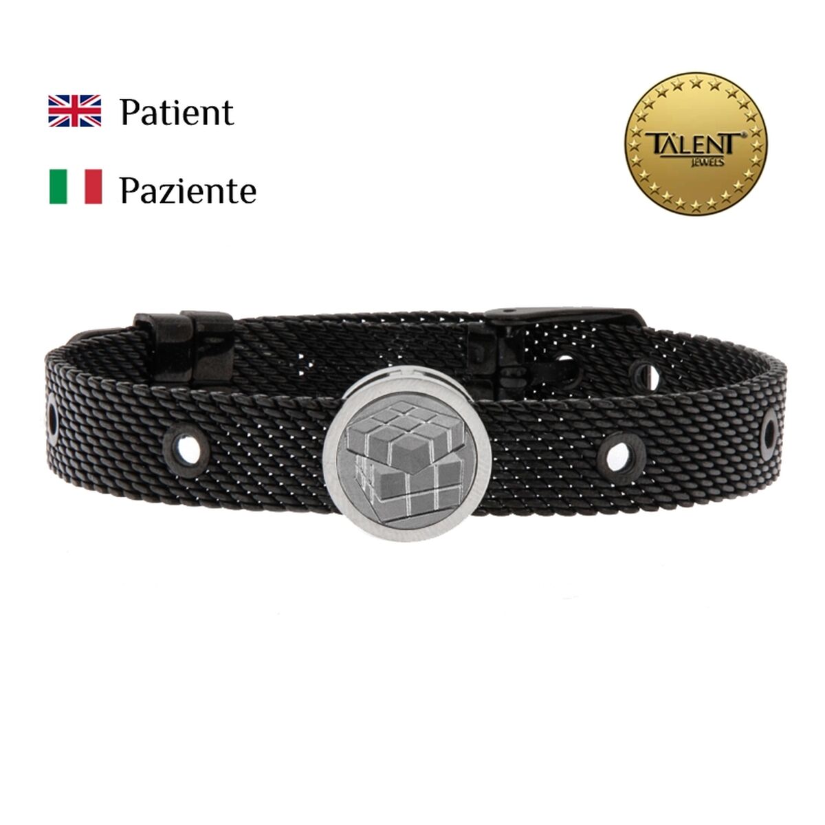Unisexarmband Patient Talent Jewels TJA-5-09-03-2-235 Svart - 2