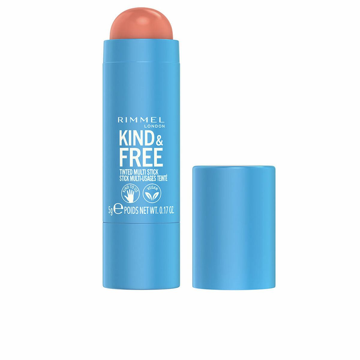 Läppstift Rimmel London Kind & Free Nº 002 Peachy cheeks Cc7d6b Nº 002-Peachy Cheeks 5 g