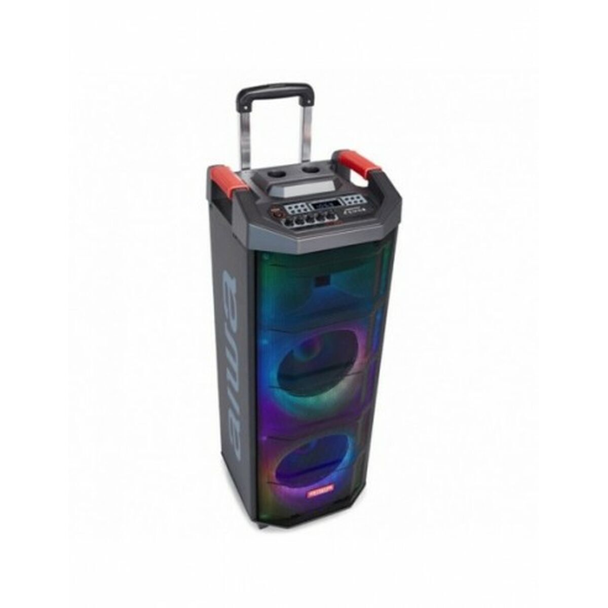 Högtalare med Karaoke Mikrofon Aiwa KBTUS-710MKII 700 W Svart (Renoverade C)