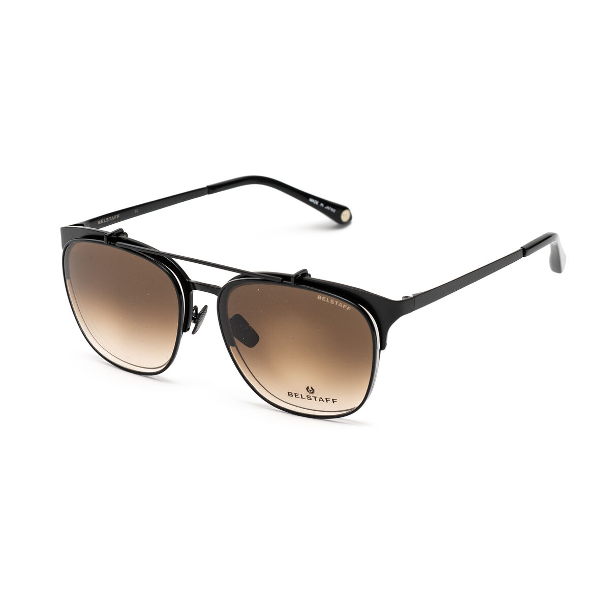 Glasögonbåge + Solglasögon Belstaff HATCHERNEGROW Ø 55 mm Clip On