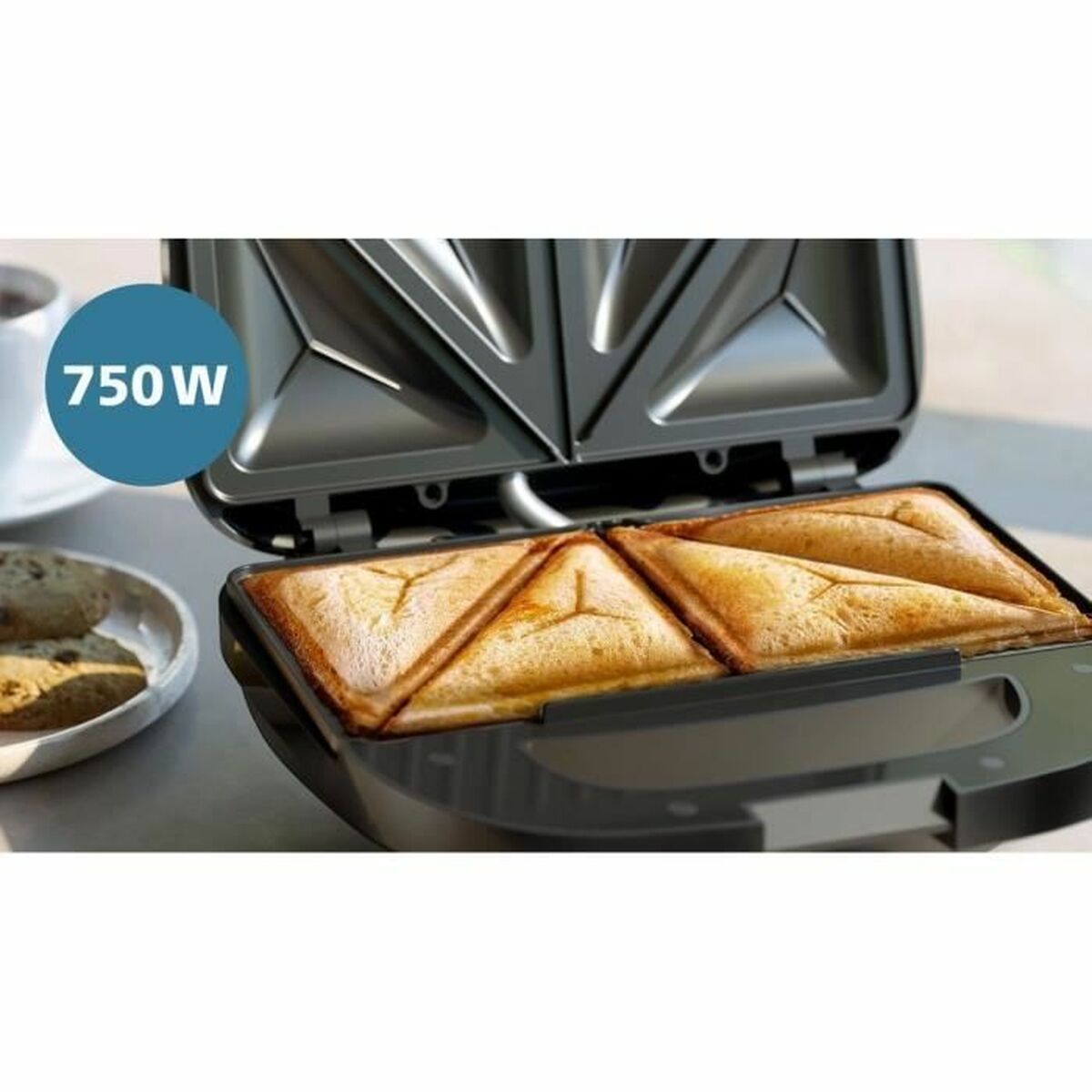 Smörgåsmaskin Philips HD2331/90 Svart 750 W - 2
