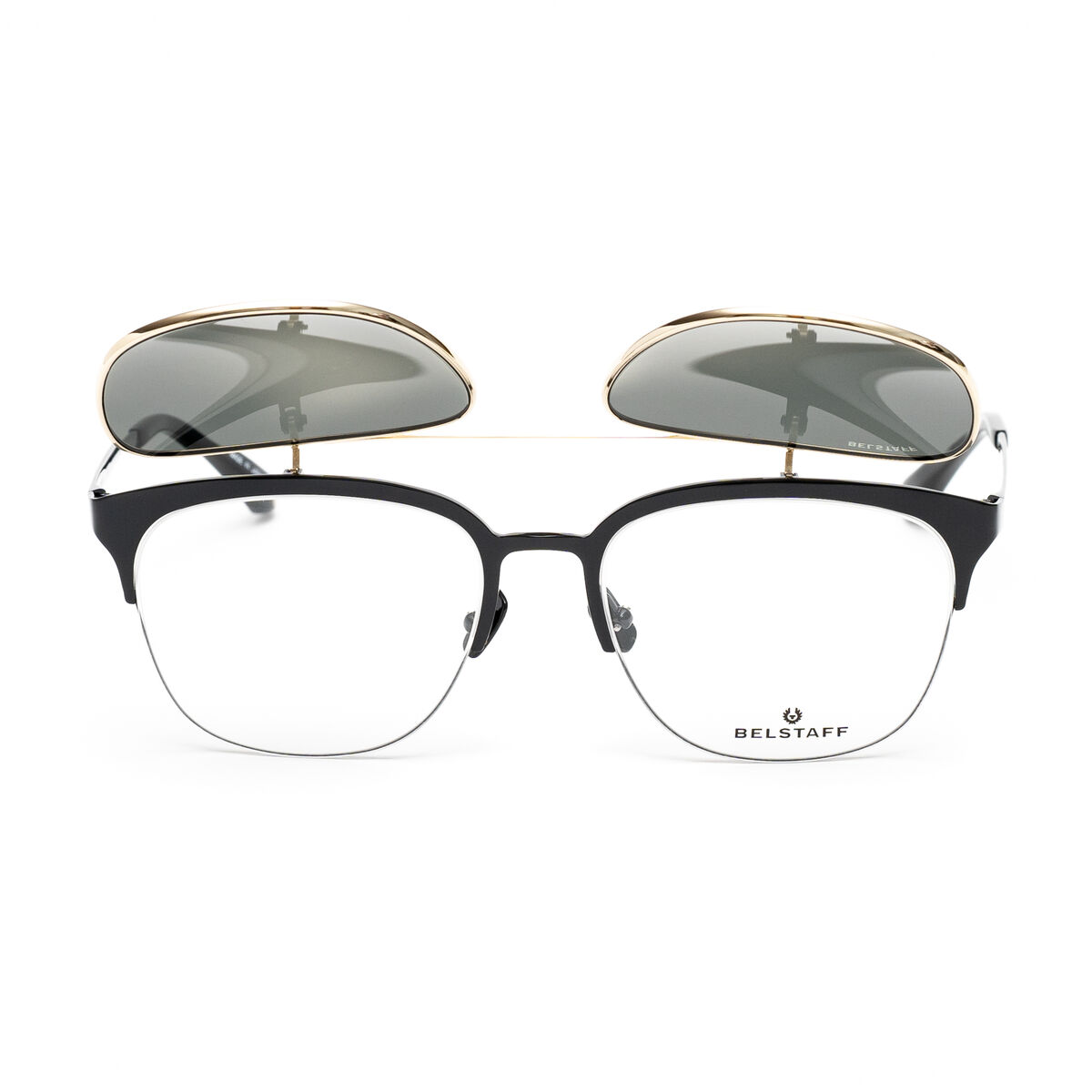 Glasögonbåge + Solglasögon Belstaff HATCHERNEGROD Ø 55 mm Clip On - 2