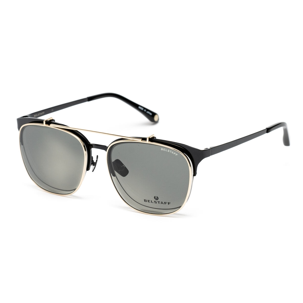 Glasögonbåge + Solglasögon Belstaff HATCHERNEGROD Ø 55 mm Clip On