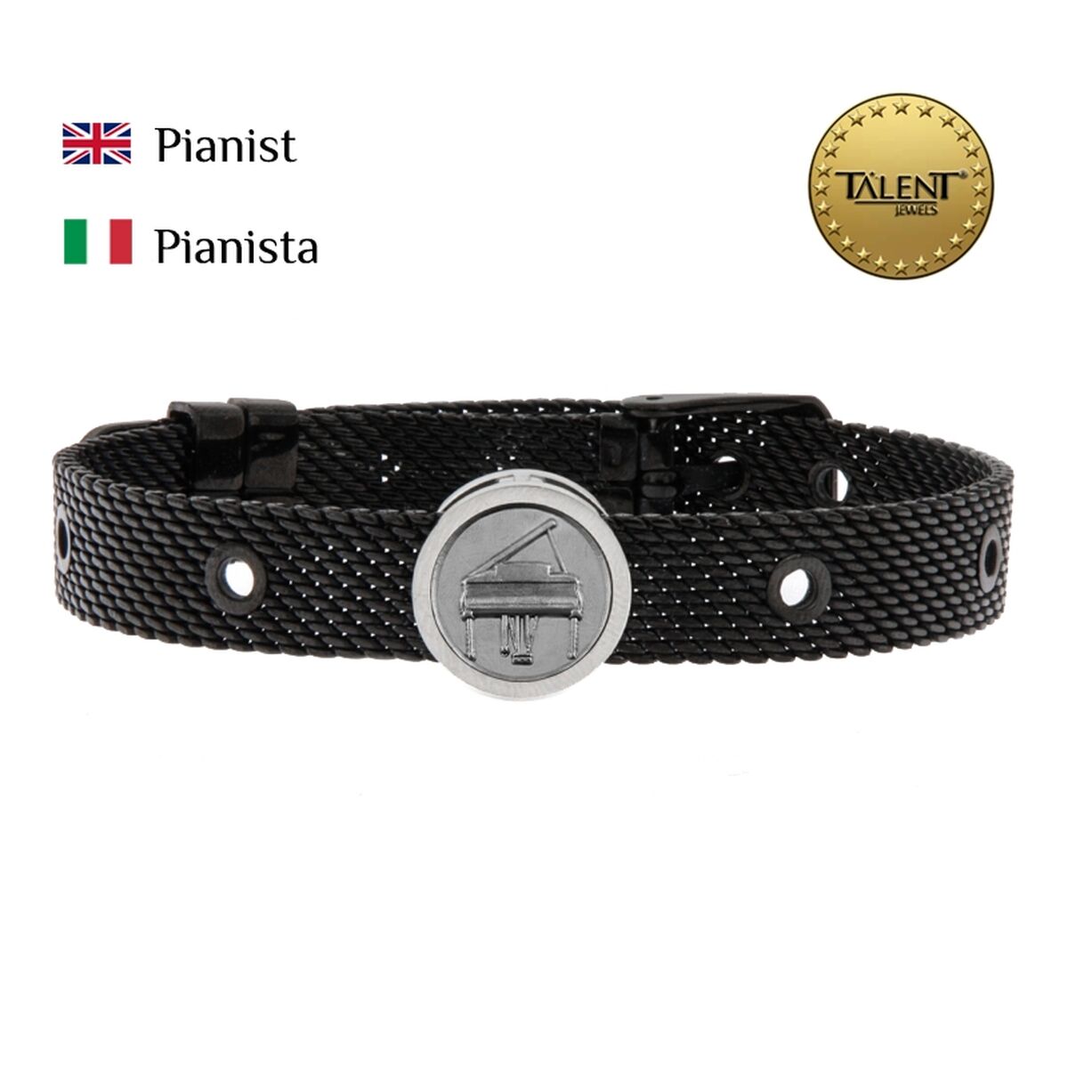 Unisexarmband Pianist Talent Jewels TJA-4-06-03-2-235 Svart - 2