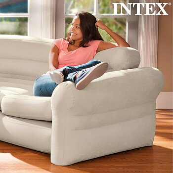 Uppblåsbar soffa Intex 257 x 203 x 76 cm Hörnskåp