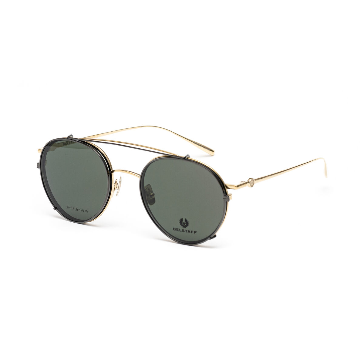 Glasögonbåge + Solglasögon Belstaff JAGGEDCLIPON Ø 53 mm Clip On