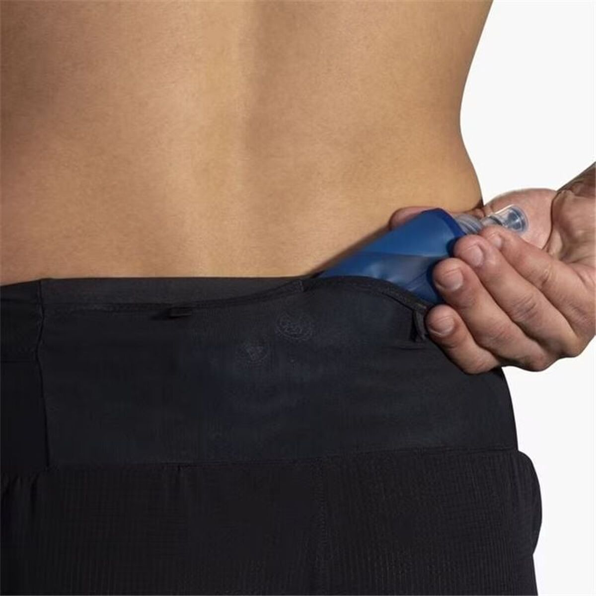 Sportshorts för män Brooks High Point 5" 2-in-1 Svart - 2