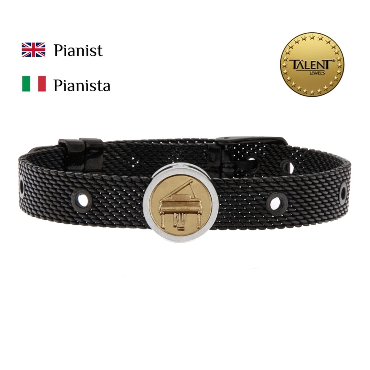 Unisexarmband Pianist Talent Jewels TJA-4-06-01-2-235 Svart - 2