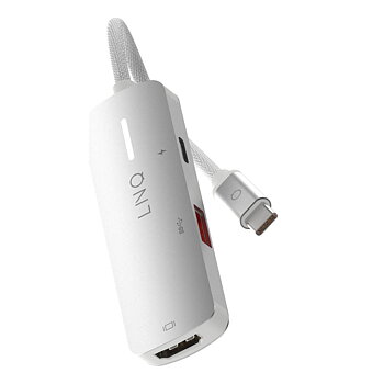 USB-HUB Linq Byelements LQ49031 Vit Grå