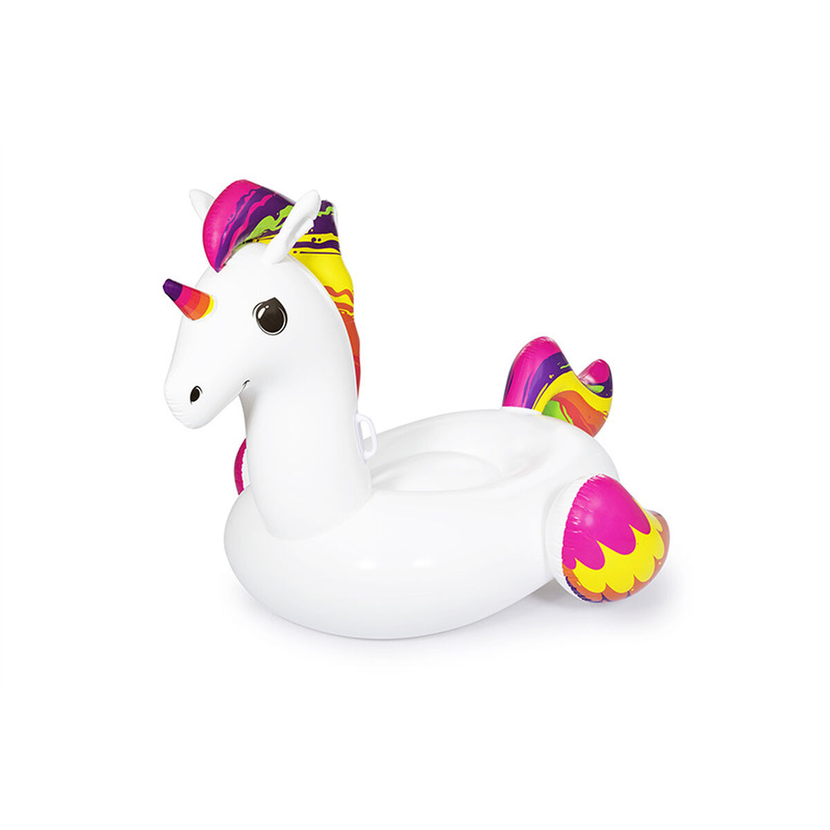 Bestway Uppblåsbar enhörningsfigur med handtag 224x164 cm Strand och Pool 41113 - 2